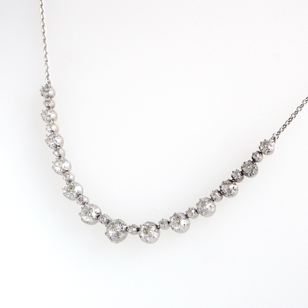 アンティークジュエリー ネックレス ダイヤモンド アンティークネックレス