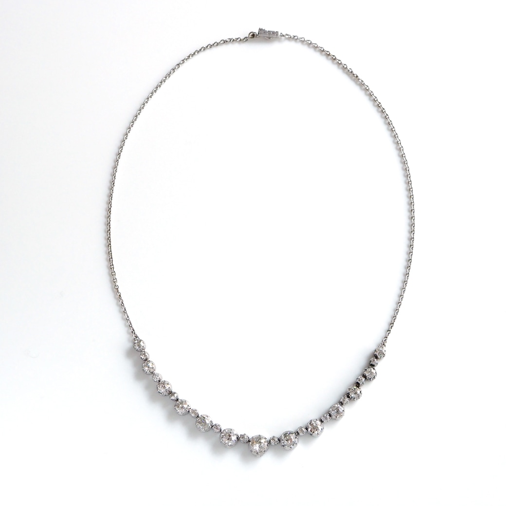 アンティークジュエリー ネックレス ダイヤモンド アンティークネックレス