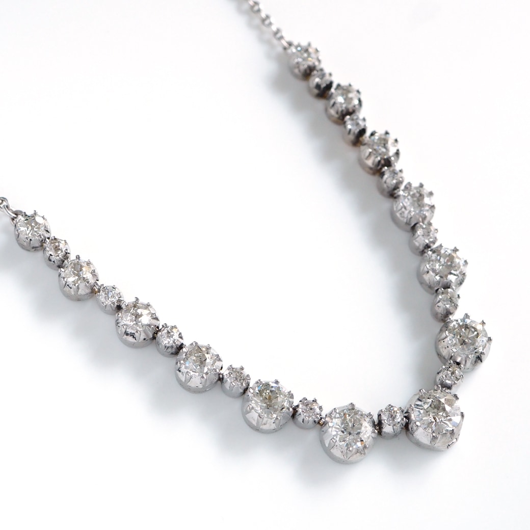 アンティークジュエリー ネックレス ダイヤモンド アンティークネックレス