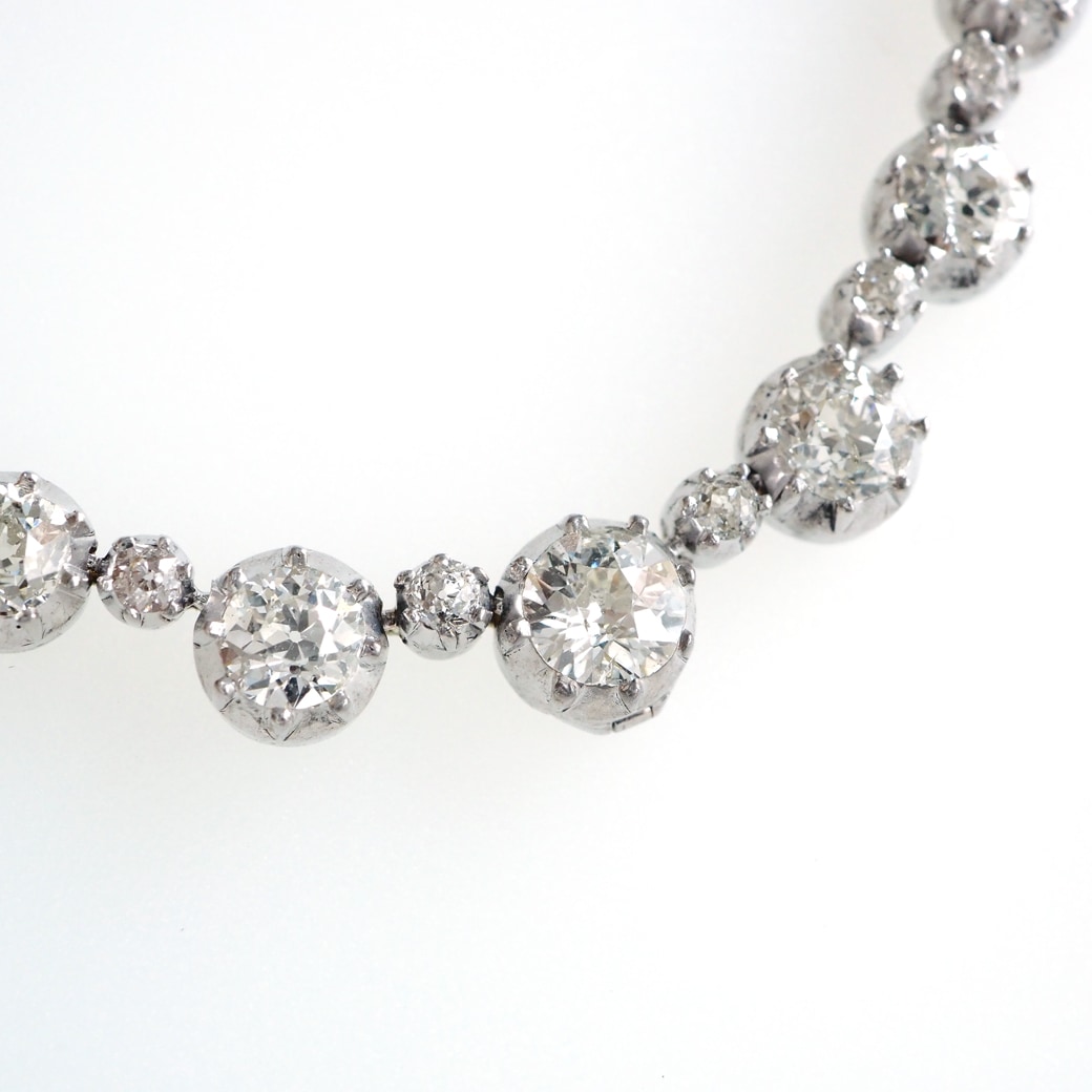 アンティークジュエリー ネックレス ダイヤモンド アンティークネックレス