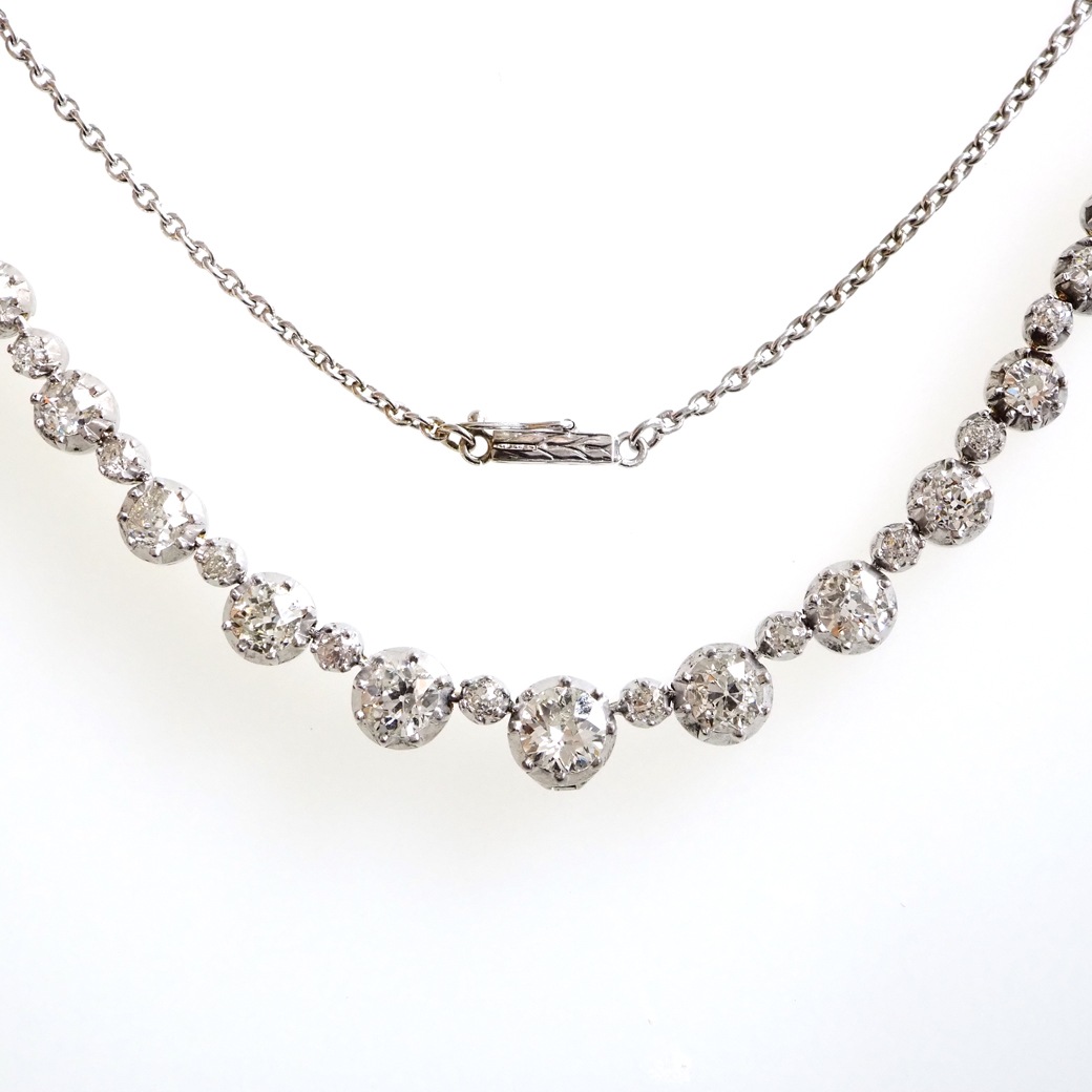 アンティークジュエリー ネックレス ダイヤモンド アンティークネックレス