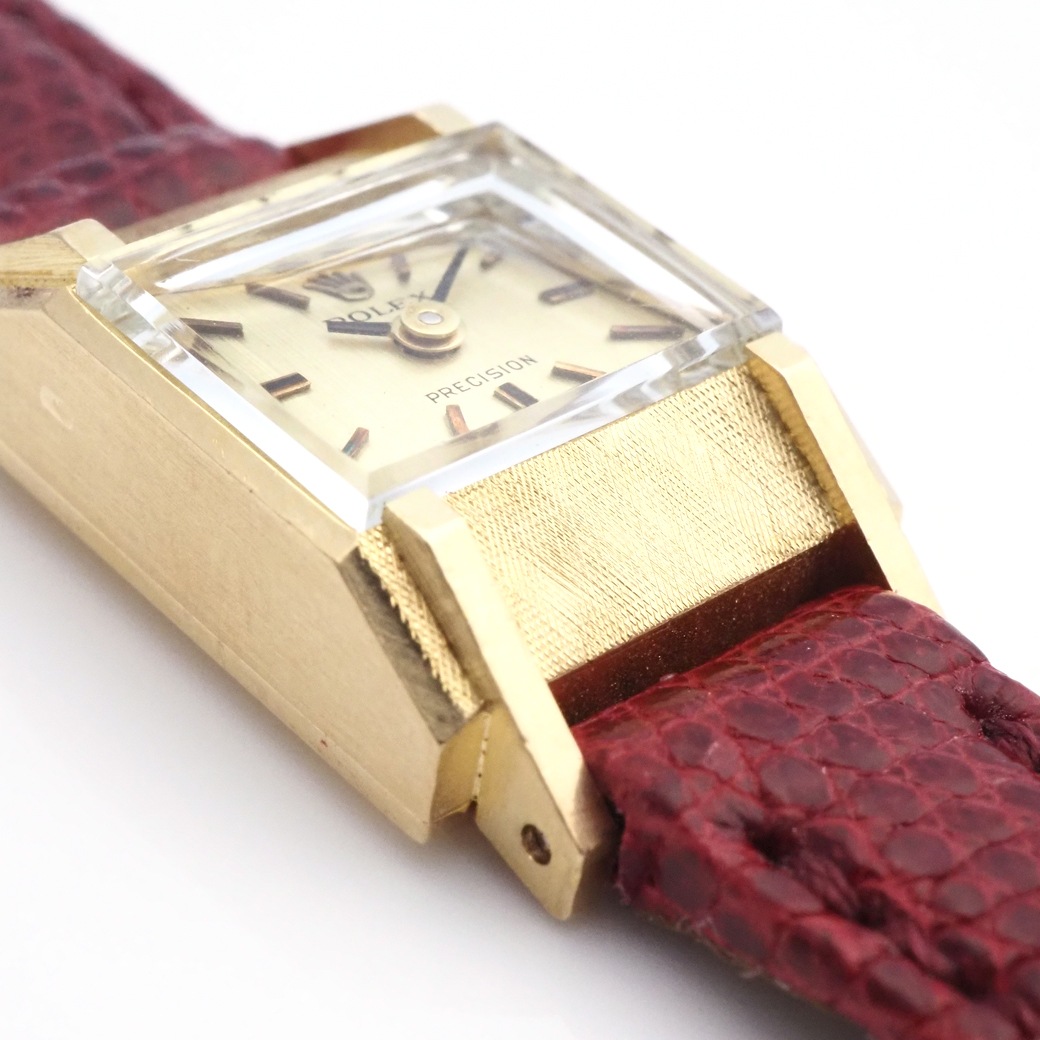 アンティークウォッチ ロレックス PRECISION テーパーYGケース
