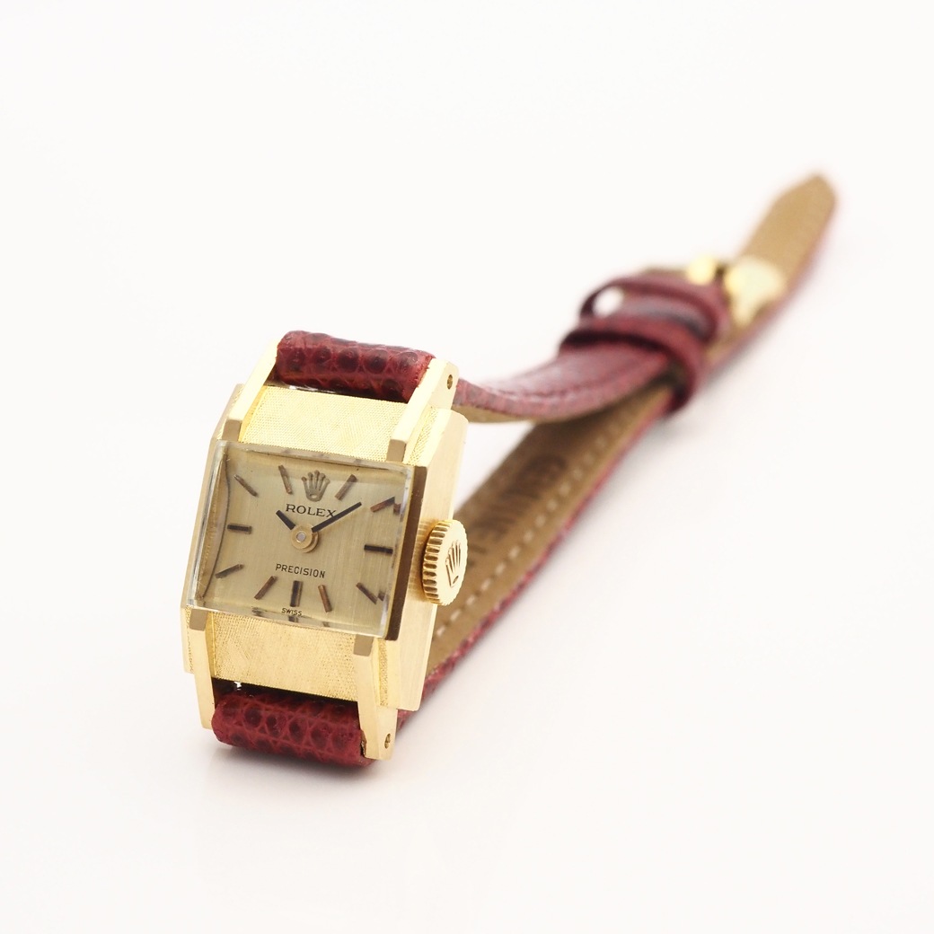 アンティークウォッチ ロレックス PRECISION テーパーYGケース