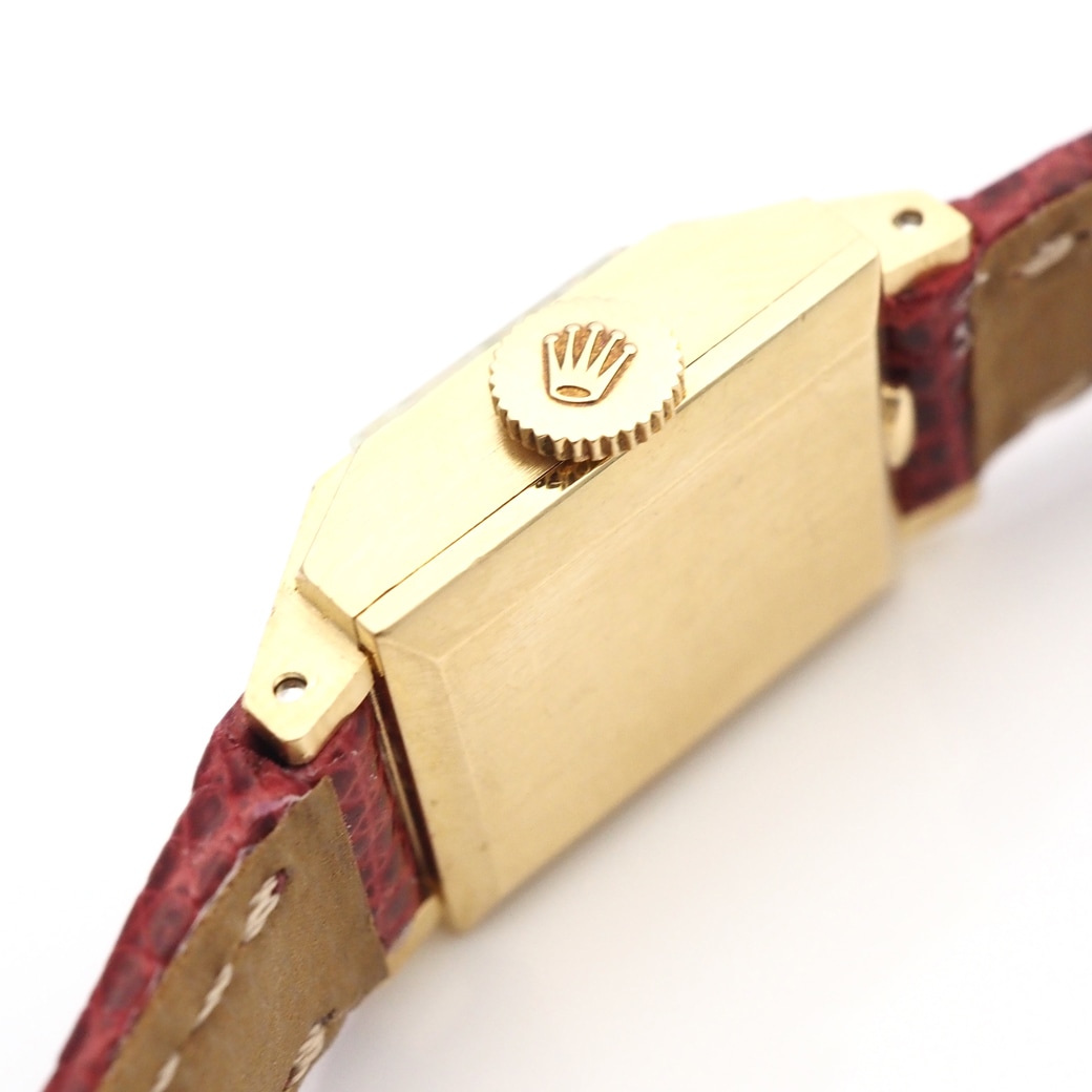 アンティークウォッチ ロレックス PRECISION テーパーYGケース