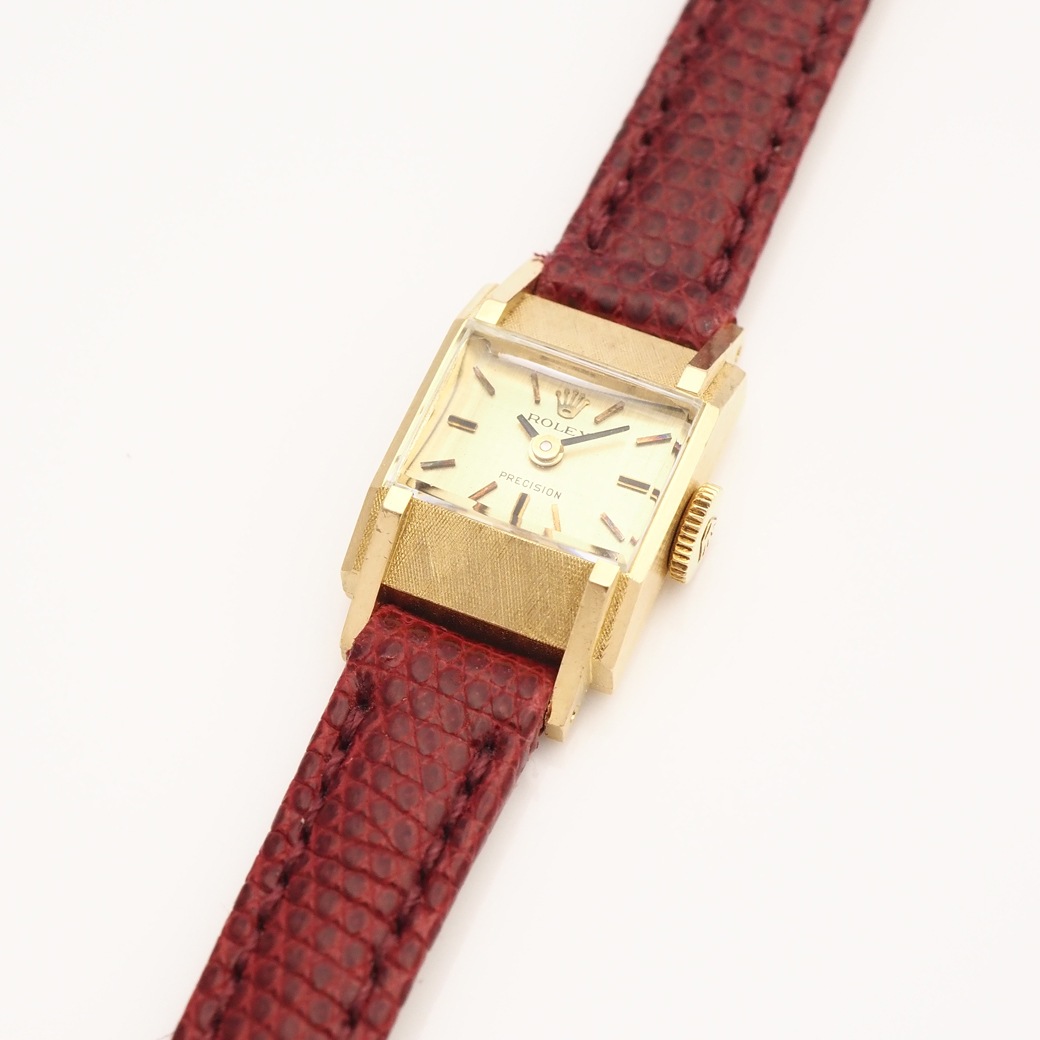 アンティークウォッチ ロレックス PRECISION テーパーYGケース