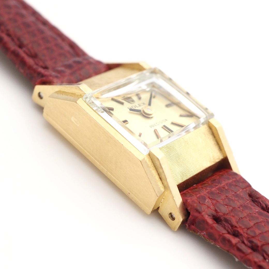 アンティークウォッチ ロレックス PRECISION テーパーYGケース