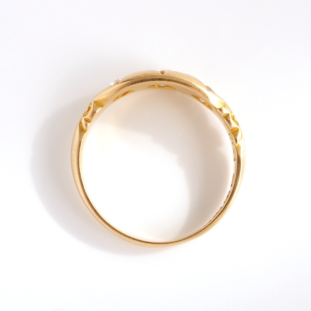 アンティークジュエリー リング ダイヤモンド ゴールド アンティークリング