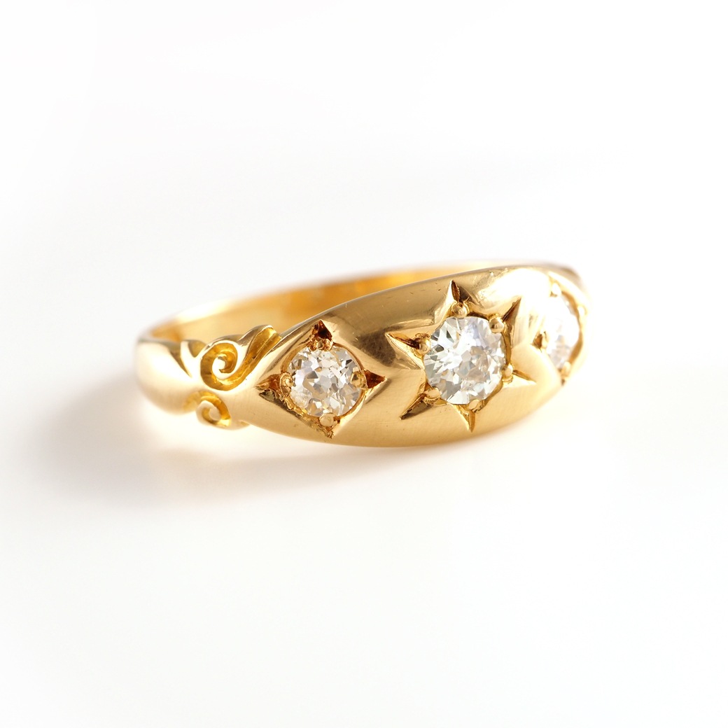 アンティークジュエリー リング ダイヤモンド ゴールド アンティークリング