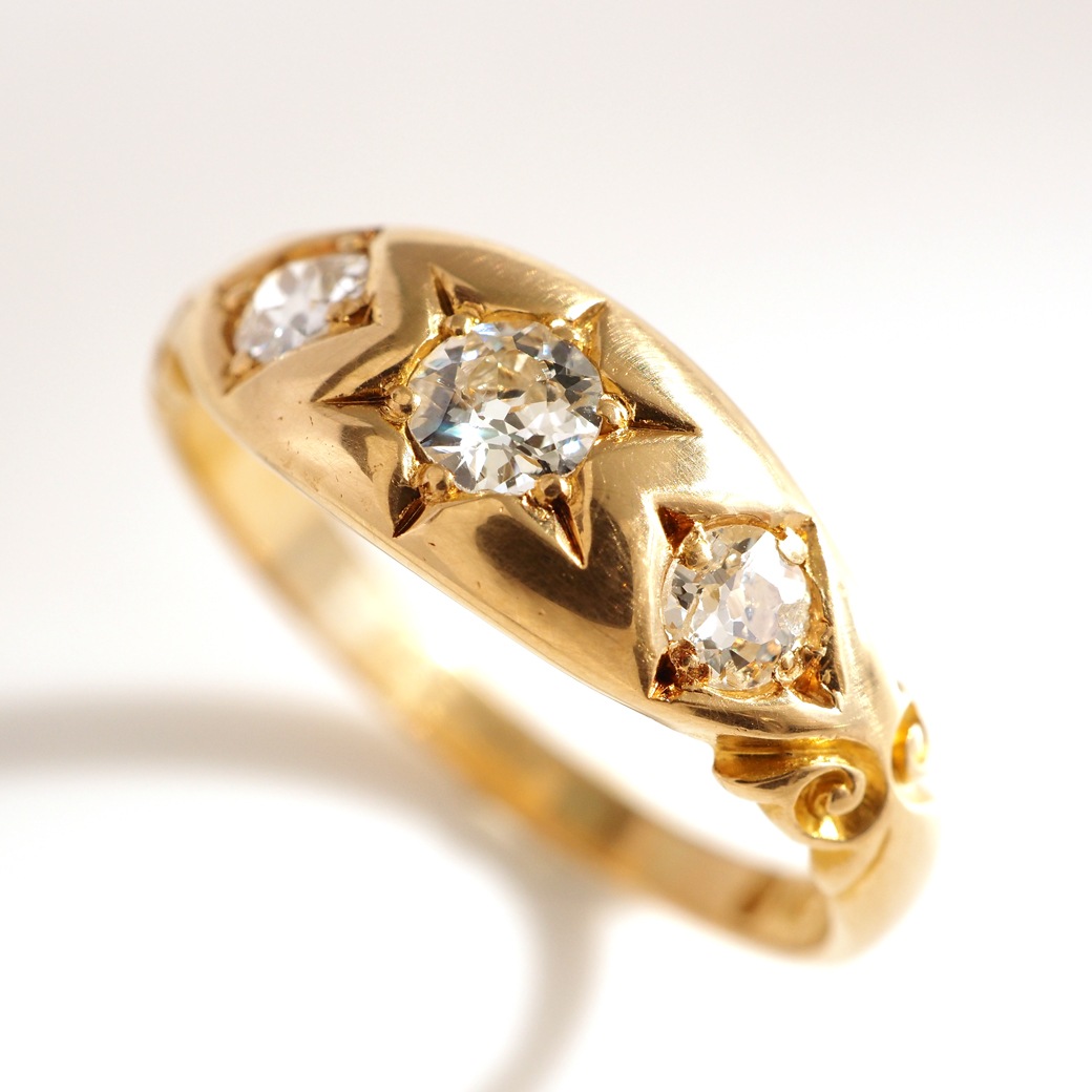 アンティークジュエリー リング ダイヤモンド ゴールド アンティークリング