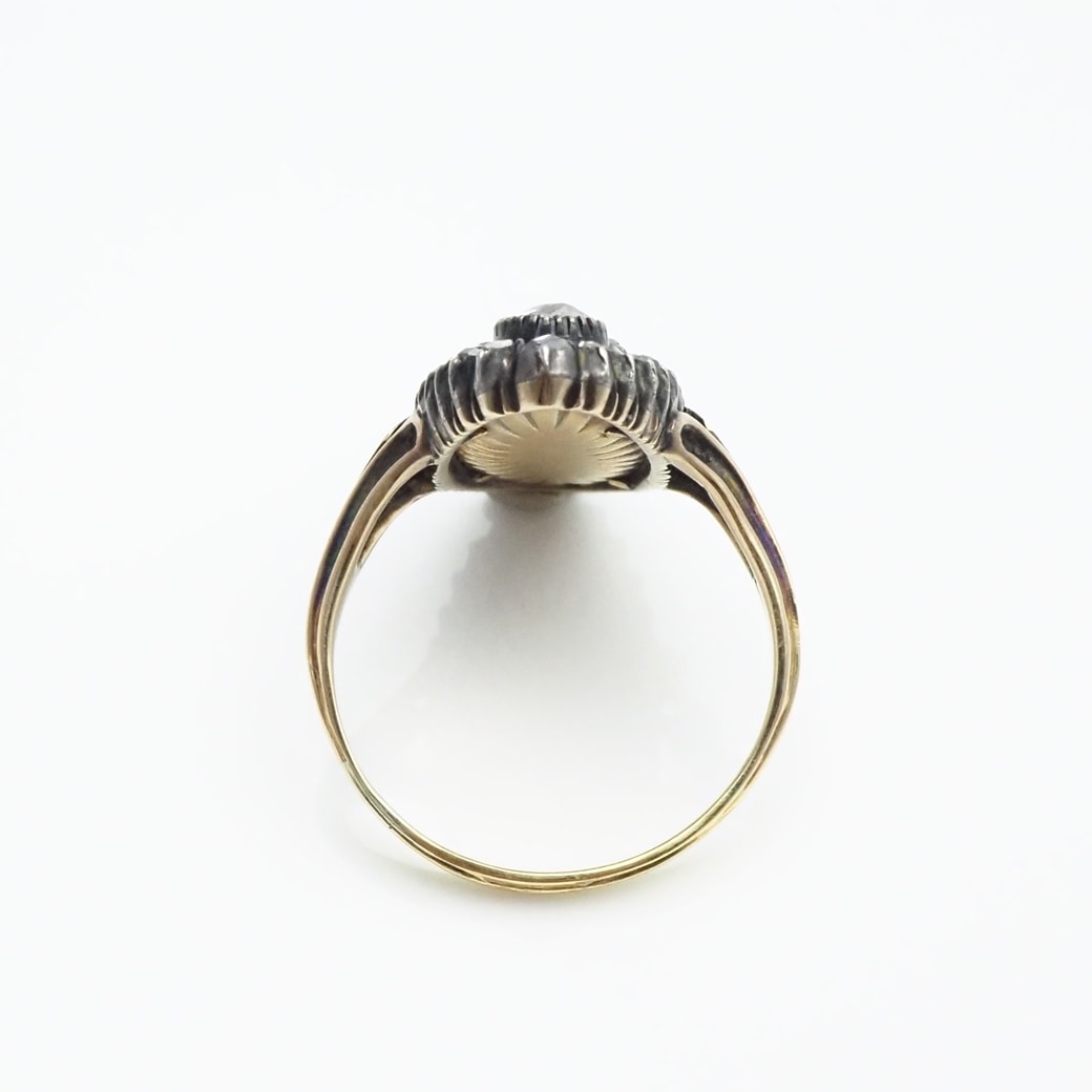 アンティークジュエリー アンティークリング ブリストルグラス