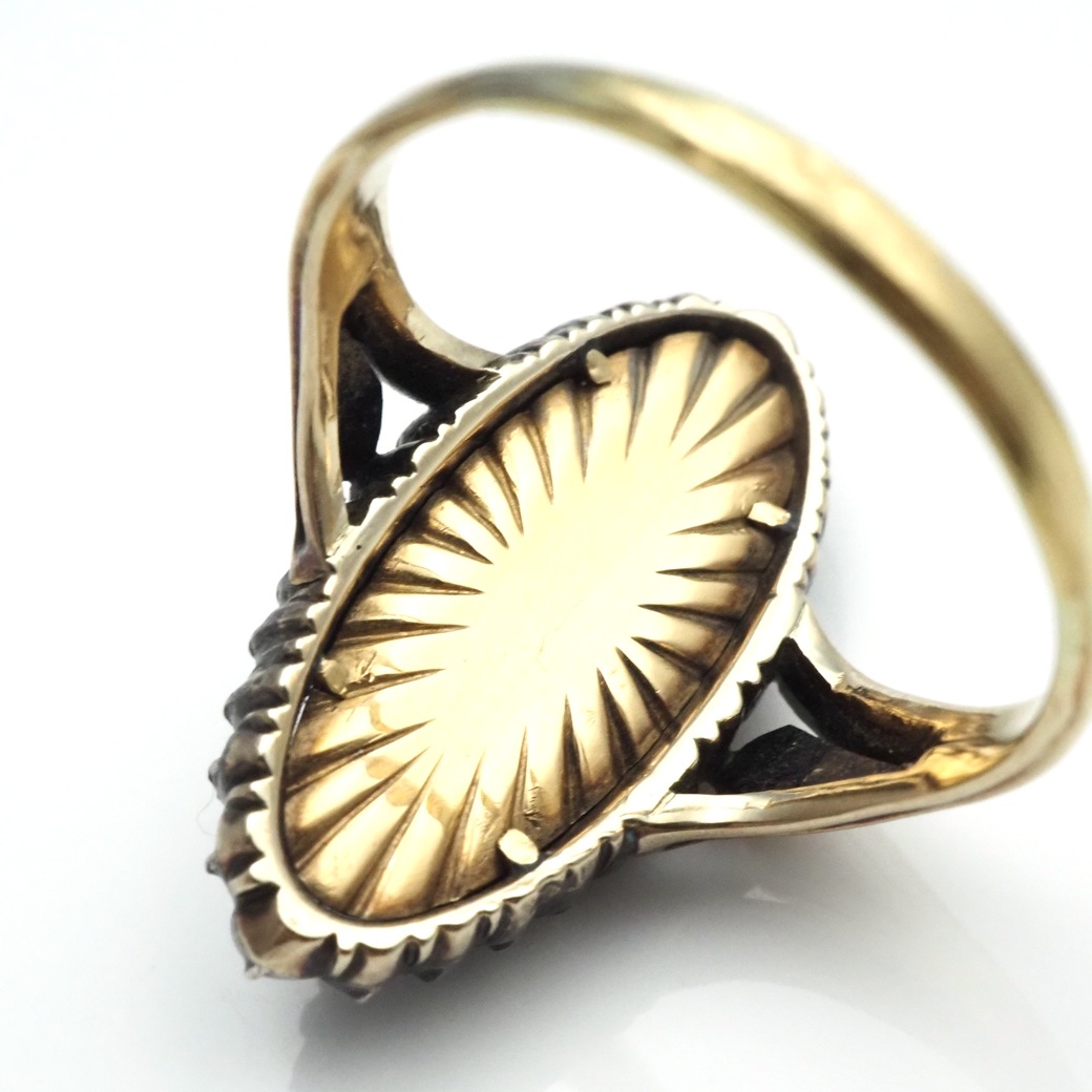 アンティークジュエリー アンティークリング ブリストルグラス