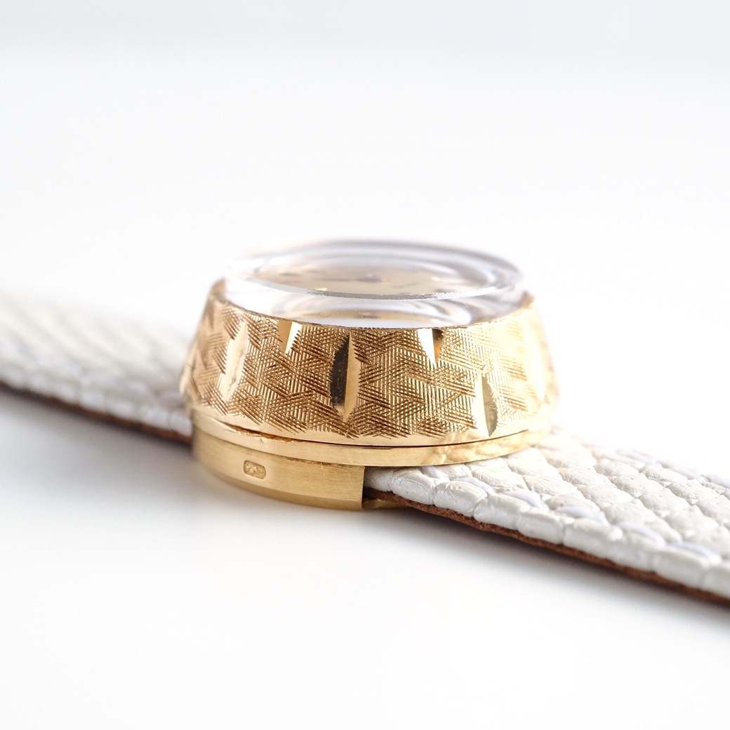 アンティークウォッチ ロレックス カメレオン テクスチャケース ゴールドダイヤル