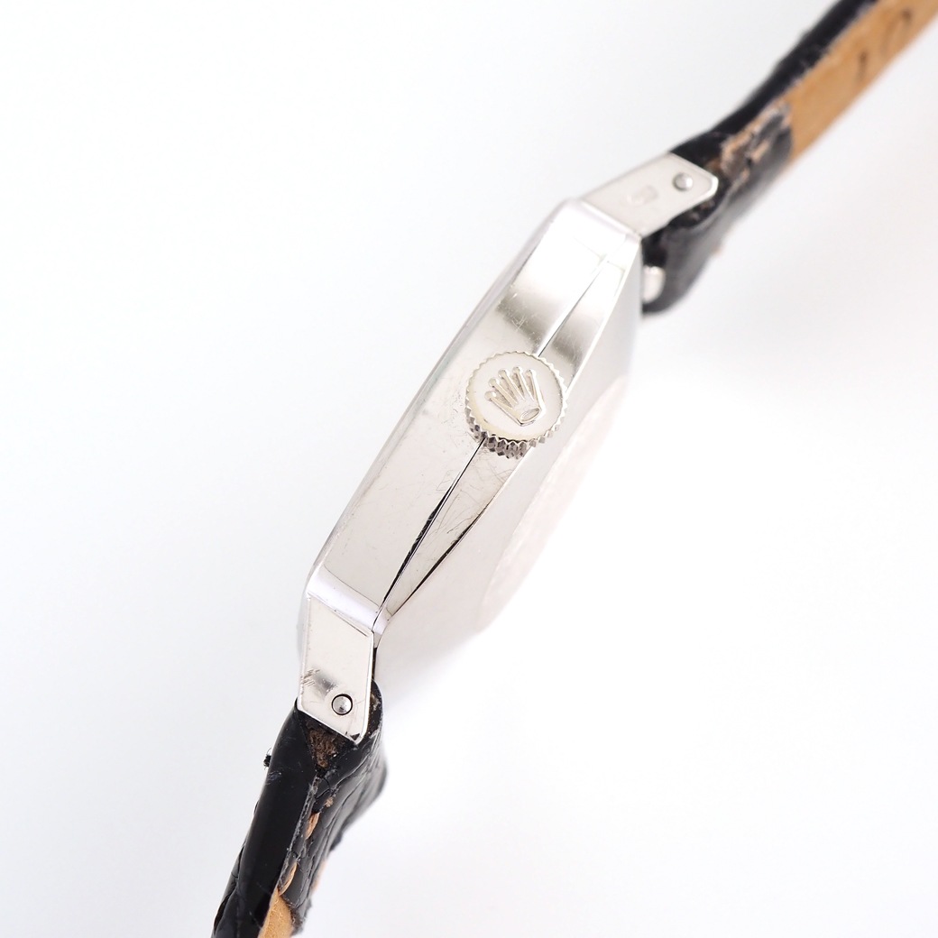 アンティークウォッチ ロレックス Orchid トノー ホワイトゴールドケース