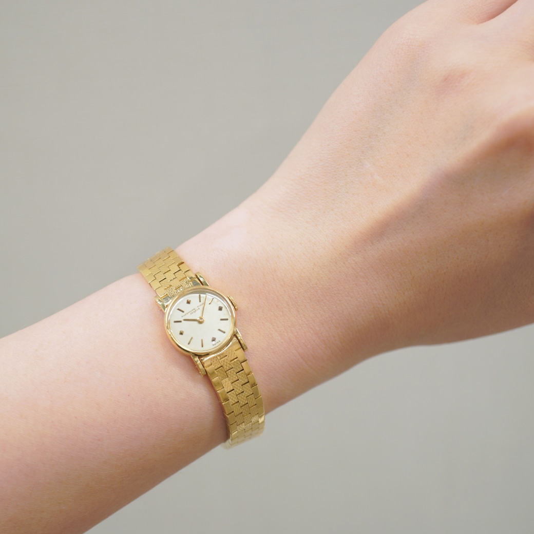 アンティークウォッチ オーデマ・ピゲ ラウンド イエローゴールドケース ブレスレット