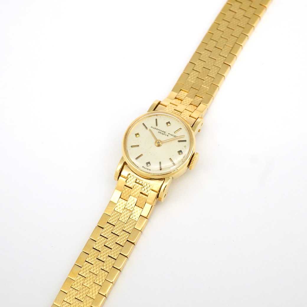 アンティークウォッチ オーデマ・ピゲ ラウンド イエローゴールドケース ブレスレット
