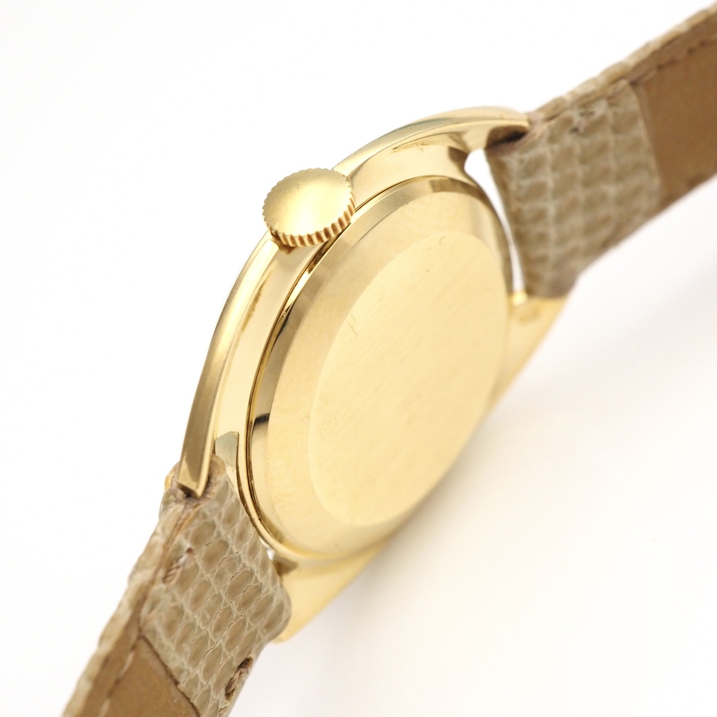 アンティークウォッチ IWC ゴールドダイヤル ラウンドYGケース