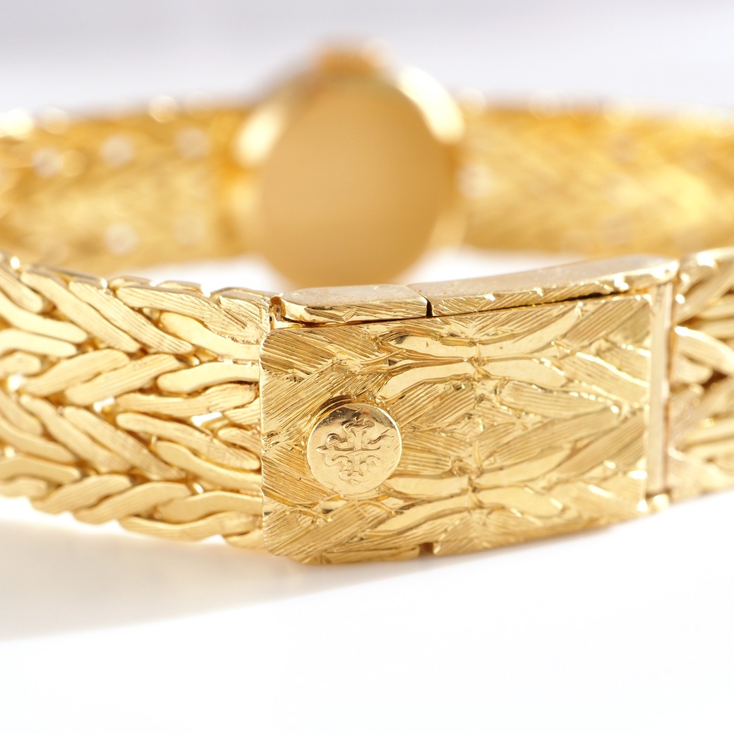 アンティークウォッチ パテック・フィリップ ダイヤモンドベゼル ラウンド ゴールドケース ブレスレット