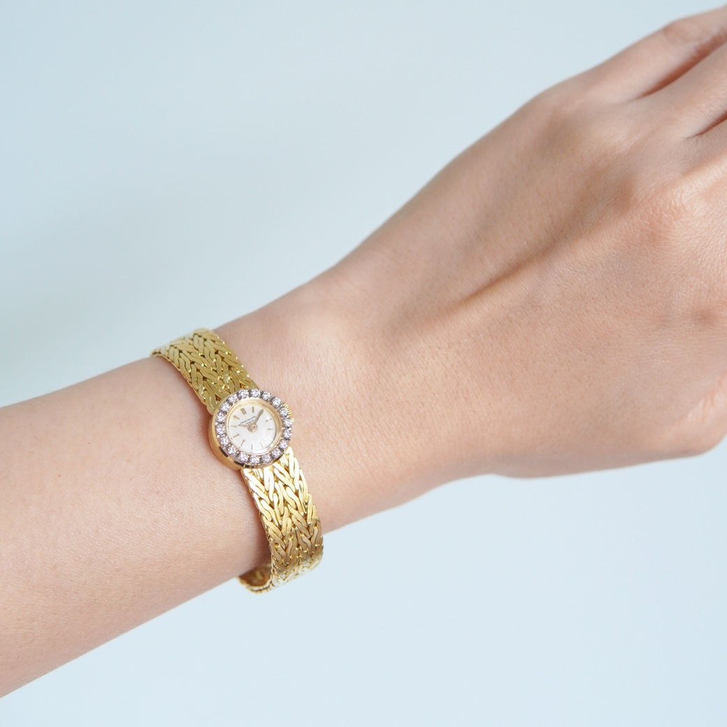 アンティークウォッチ パテック・フィリップ ダイヤモンドベゼル ラウンド ゴールドケース ブレスレット