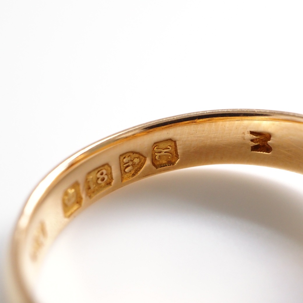 アンティークジュエリー リング ゴールド キーパー アンティークリング