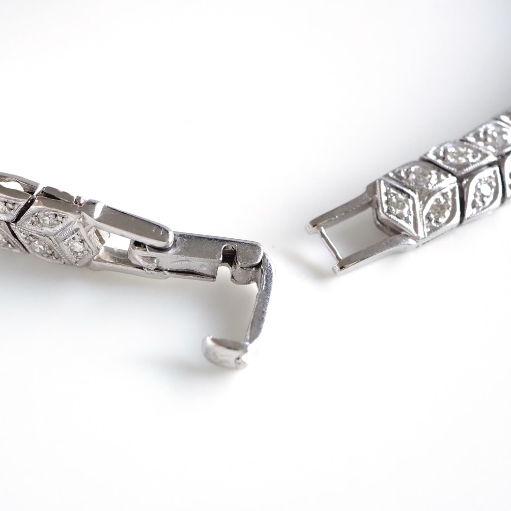 アンティークウォッチ その他ブランド アール・デコ ダイヤモンド装飾 レクタンギュラーケース