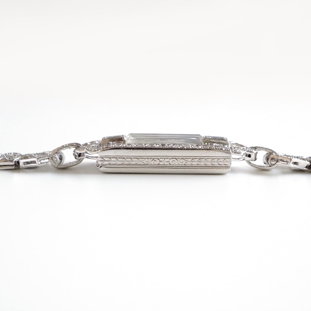 アンティークウォッチ その他ブランド アール・デコ ダイヤモンド装飾 レクタンギュラーケース