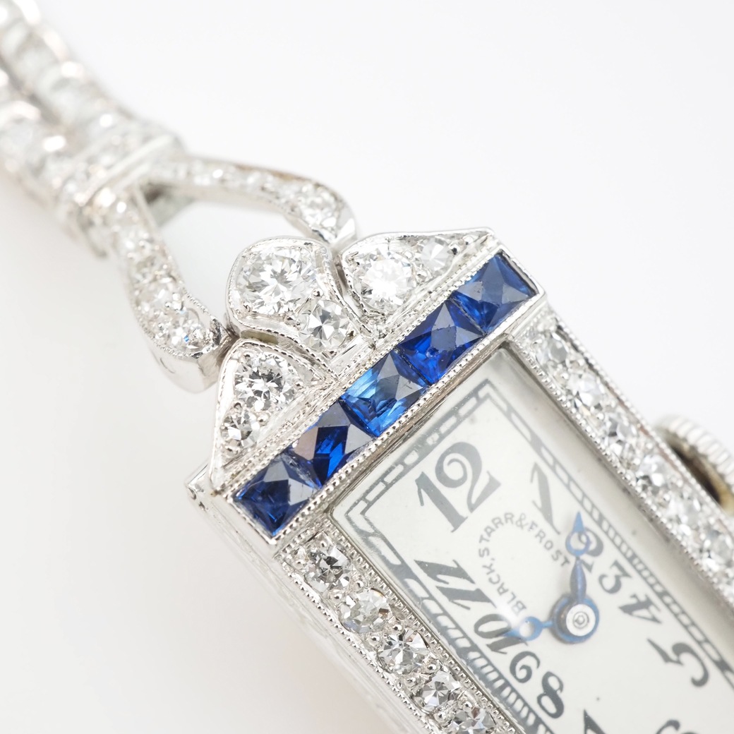 アンティークウォッチ その他ブランド アール・デコ サファイア ダイヤモンド装飾ケース ブレスレット