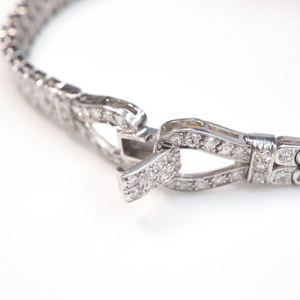 アンティークウォッチ その他ブランド アール・デコ サファイア ダイヤモンド装飾ケース ブレスレット