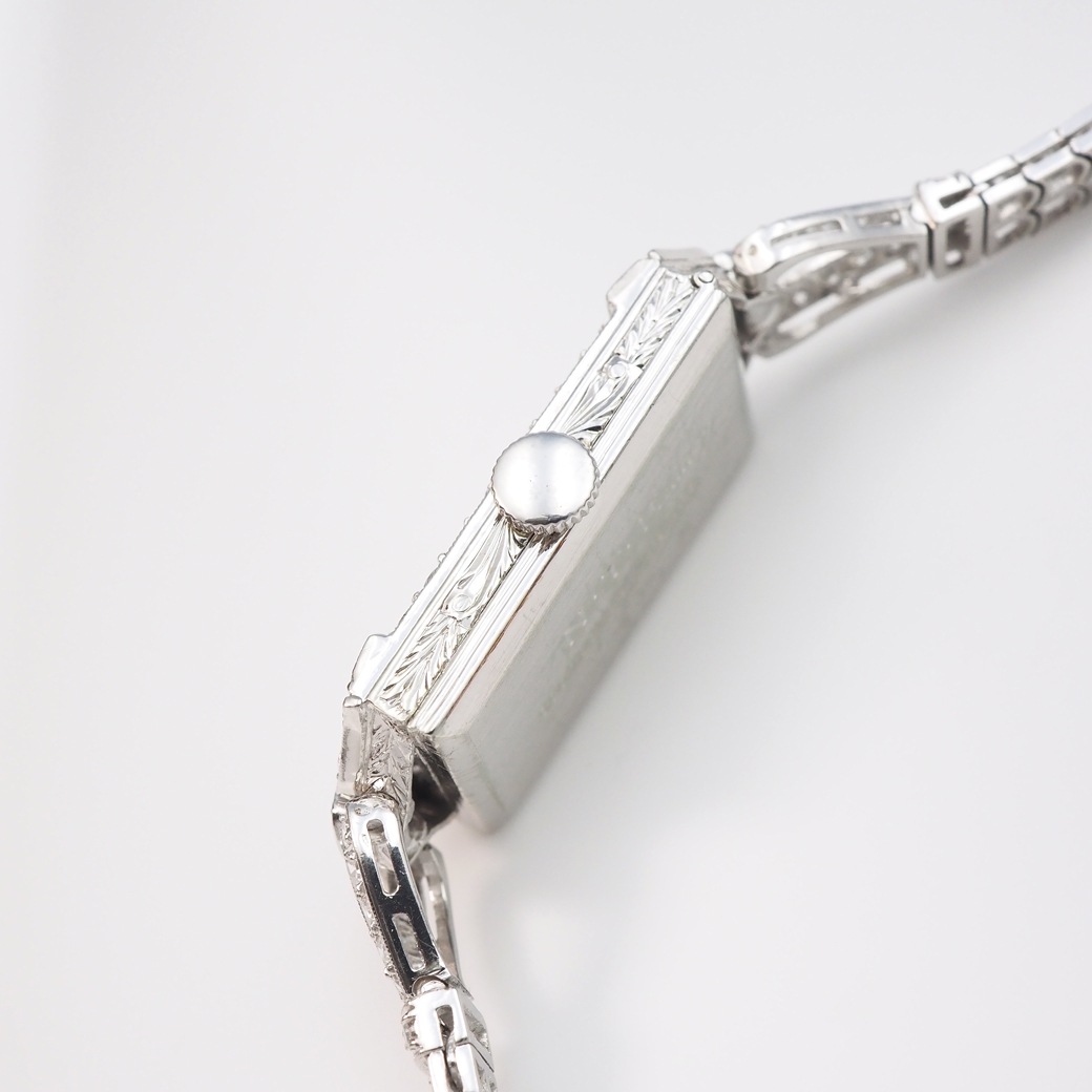 アンティークウォッチ その他ブランド アール・デコ サファイア ダイヤモンド装飾ケース ブレスレット