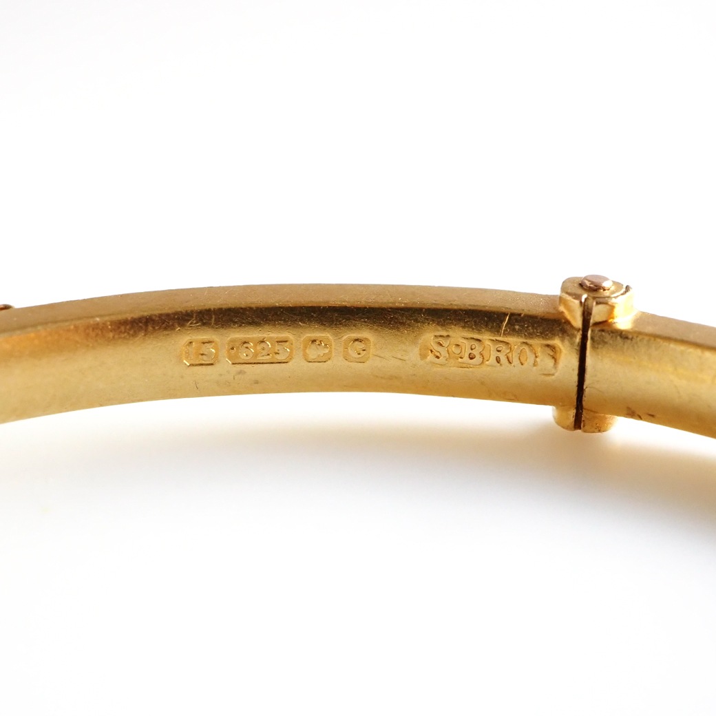 アンティークジュエリー ブレスレット ダイヤモンド ゴールド バングルブレスレット