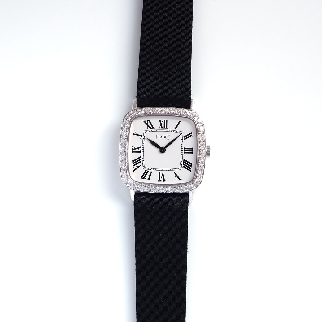 アンティークウォッチ ピアジェ ダイヤモンドベゼル ホワイトゴールドケース