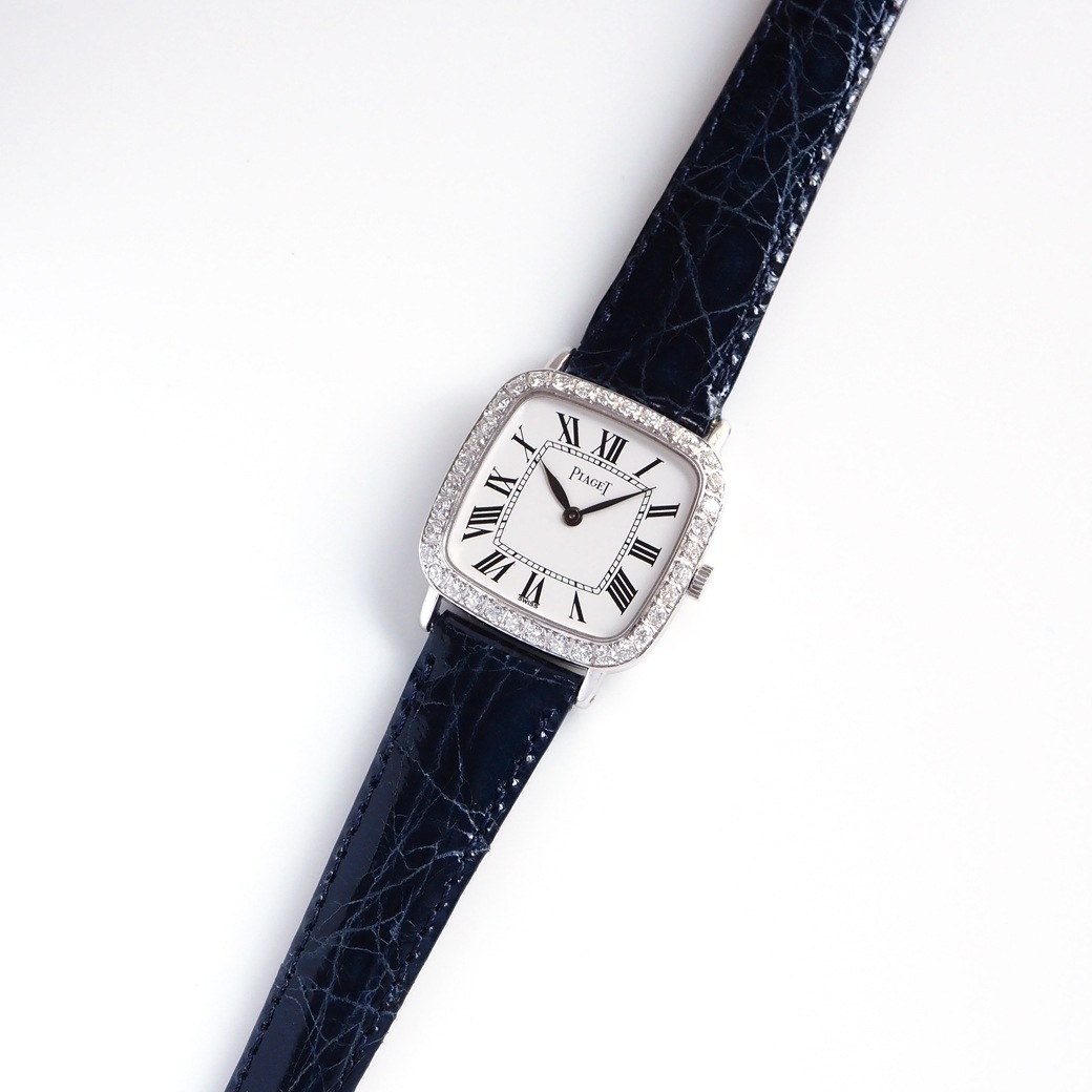 アンティークウォッチ ピアジェ ダイヤモンドベゼル ホワイトゴールドケース
