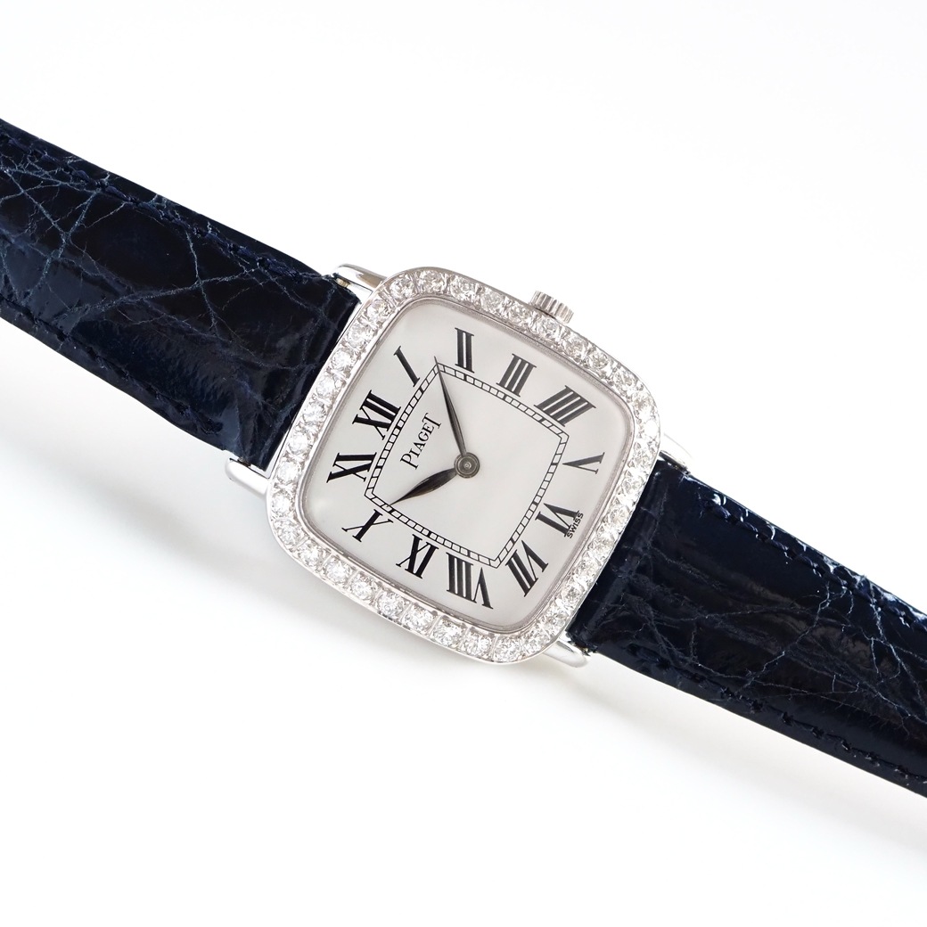 アンティークウォッチ ピアジェ ダイヤモンドベゼル ホワイトゴールドケース