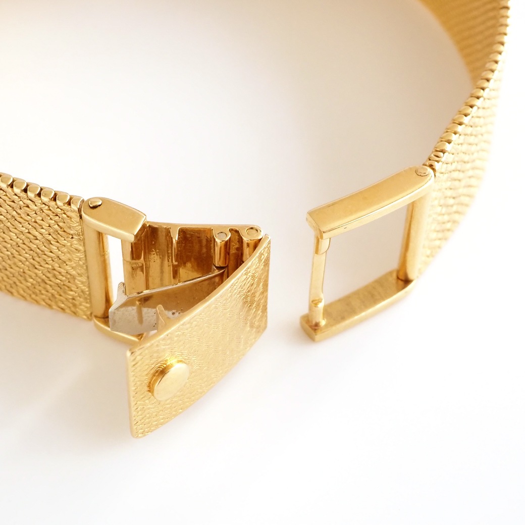 アンティークウォッチ パテック・フィリップ ダイヤモンドアクセント レクタンギュラー ゴールドケース ブレスレット