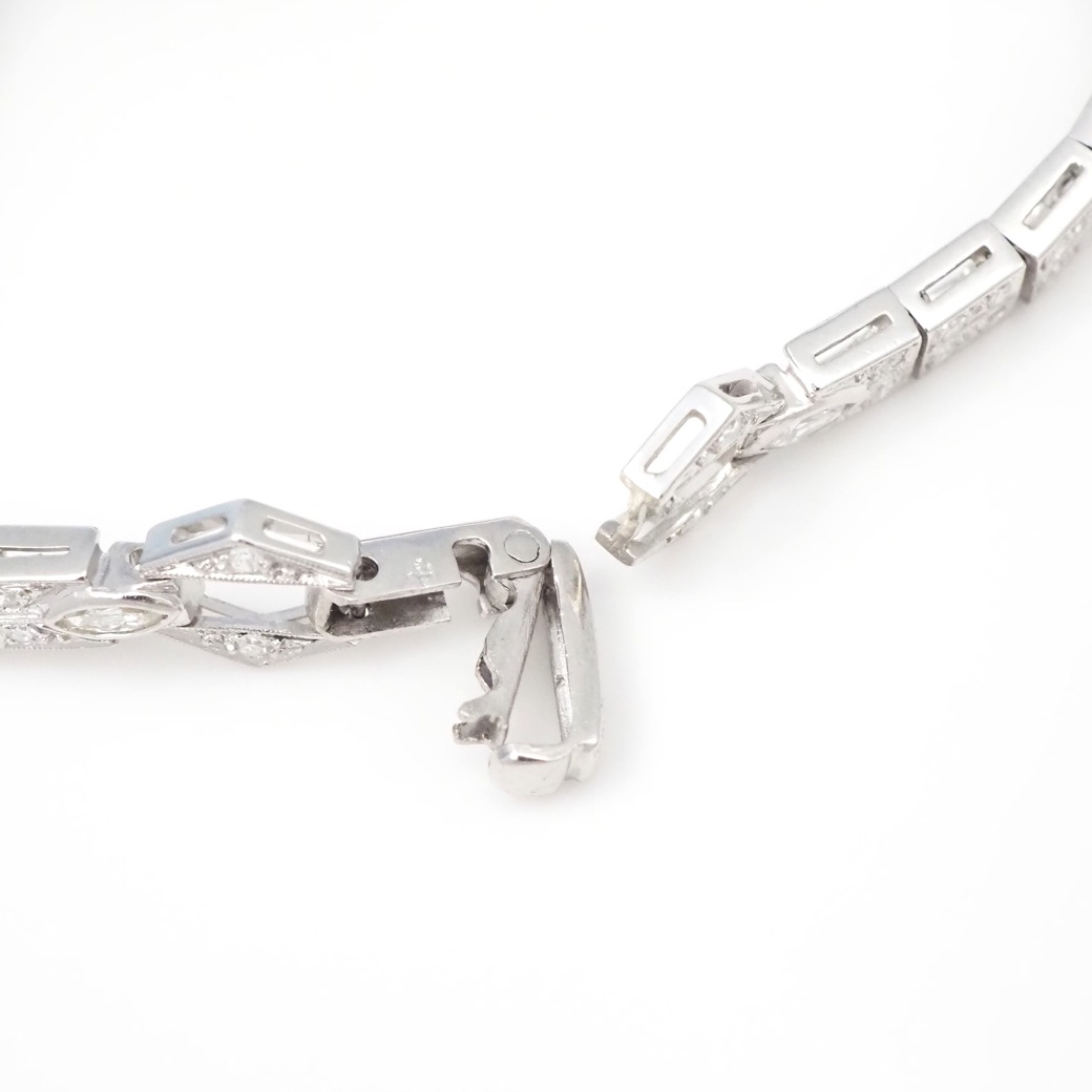 アンティークウォッチ ハミルトン ダイヤモンド装飾 トノープラチナケース ブレスレット