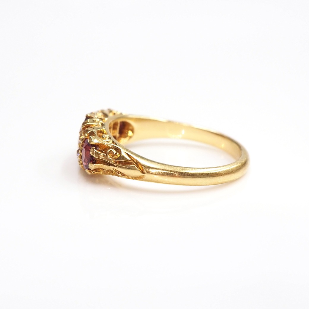 アンティークジュエリー アンティークリング アンティーク ルビー