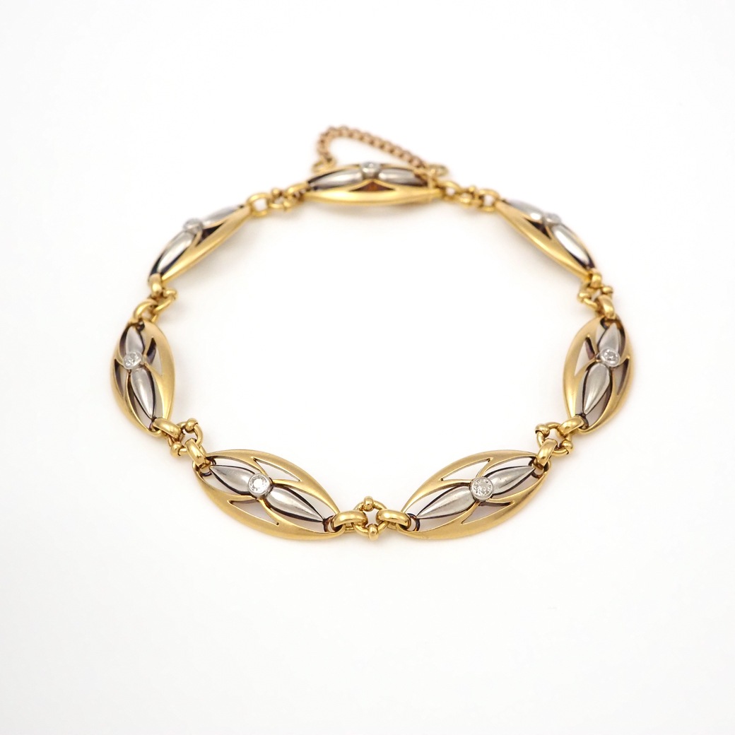 アンティークジュエリー アンティークブレスレット フレンチ プラチナ