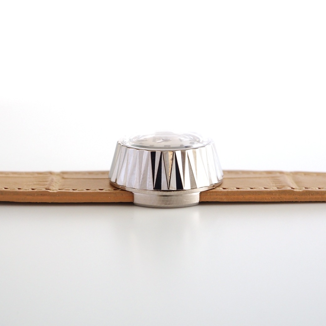 アンティークウォッチ ロレックス カメレオン カットガラス ラウンド ホワイトゴールドケース