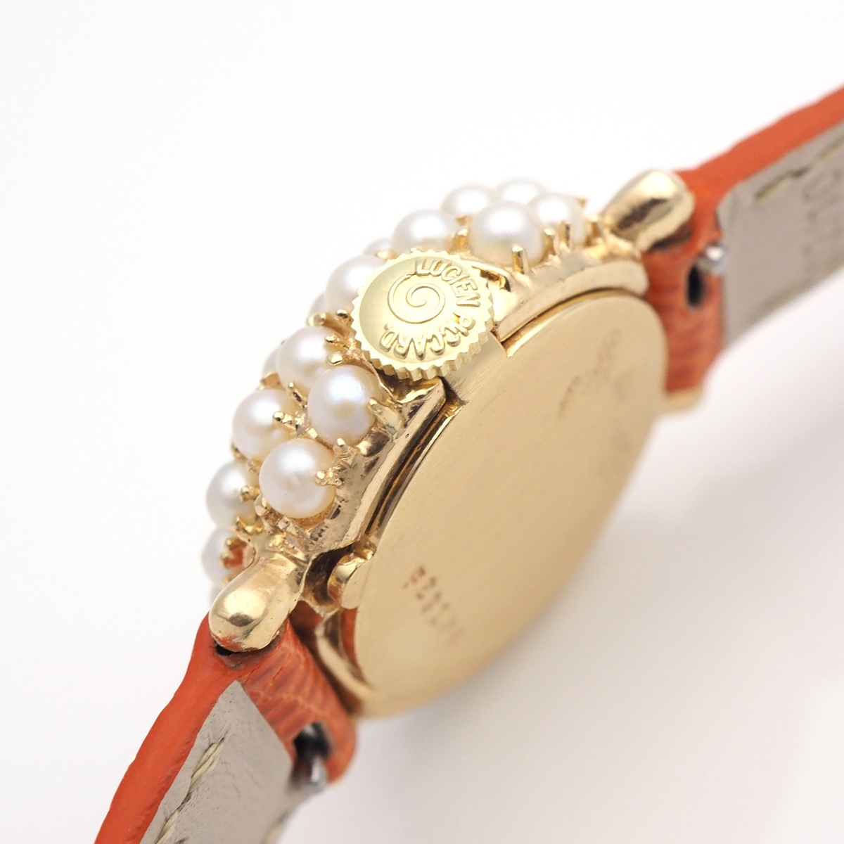 アンティークウォッチ ルシアンピカール パールベゼル ラウンド YGケース