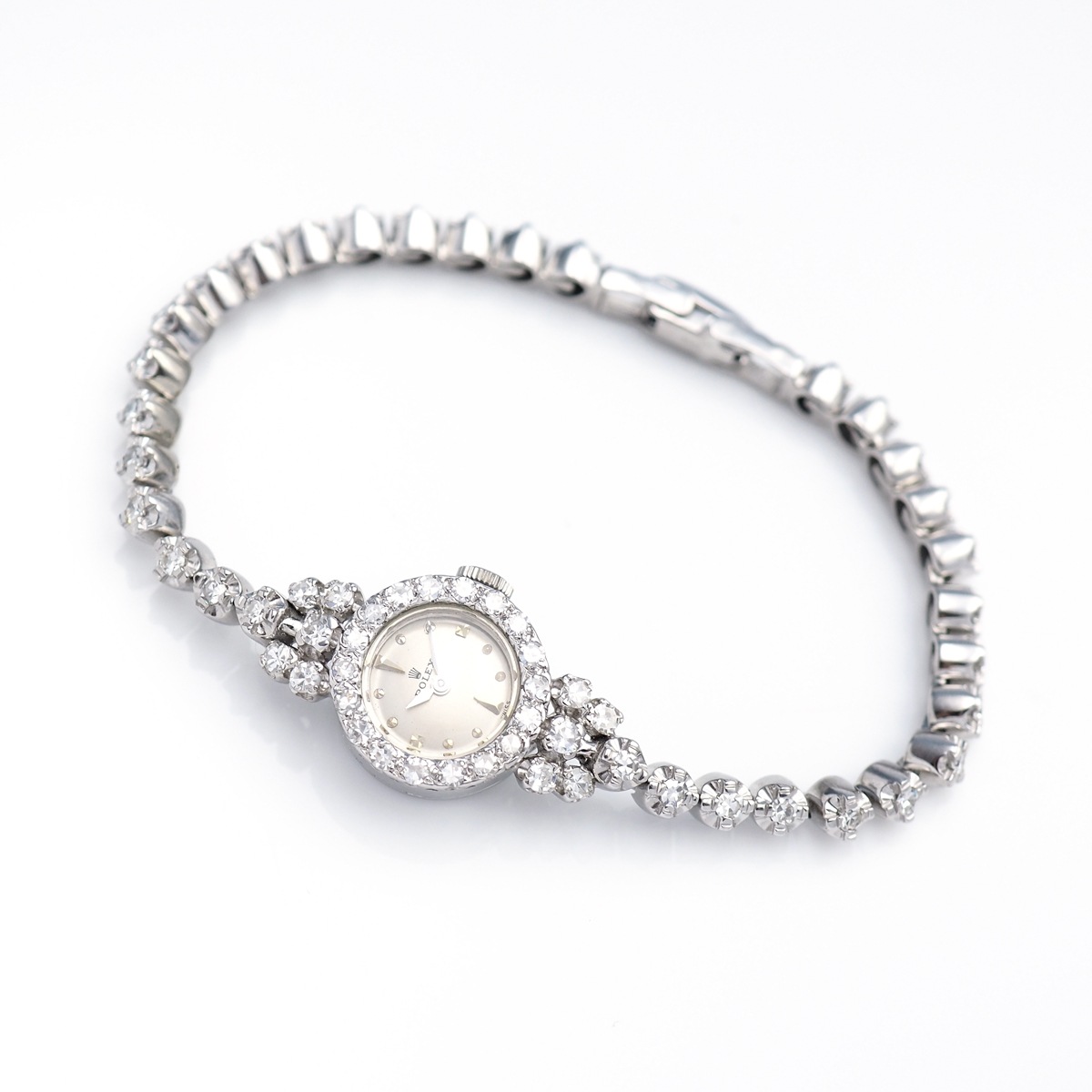 アンティークウォッチ ロレックス ダイヤモンドベゼル ブレスレット