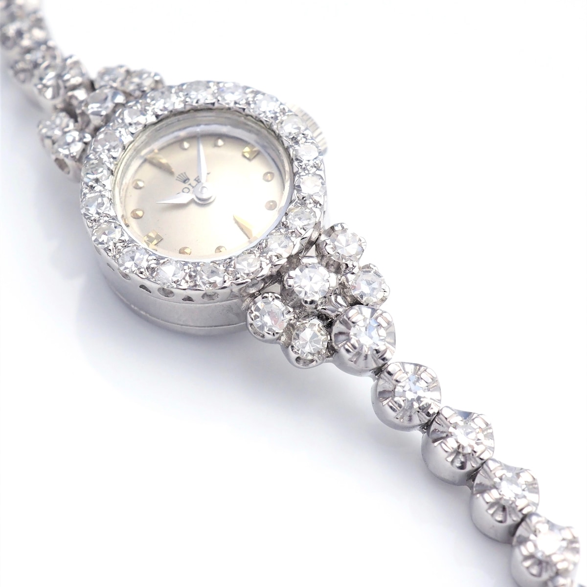 アンティークウォッチ ロレックス ダイヤモンドベゼル ブレスレット