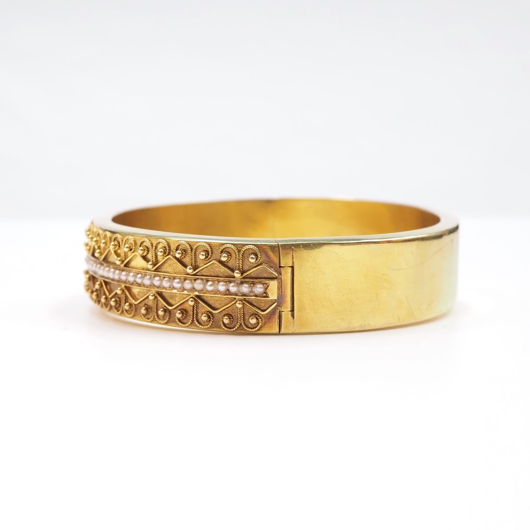 アンティークジュエリー アンティークブレスレット エトラスカン