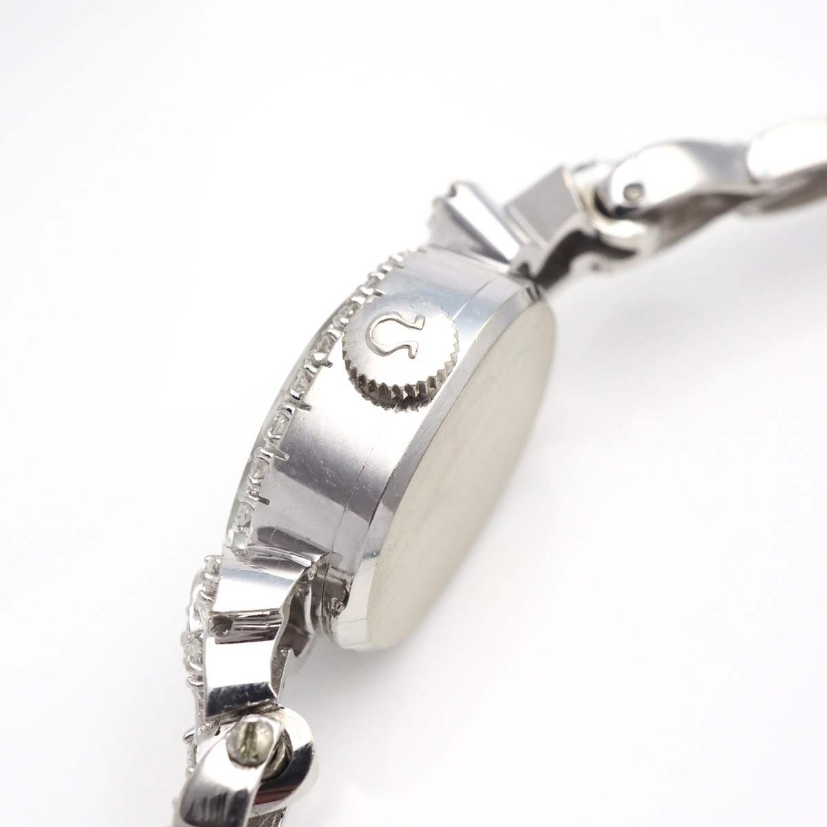 アンティークウォッチ オメガ ダイヤモンドベゼル マーキス WGケースブレスレット