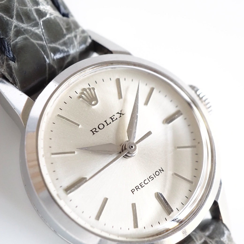 アンティークウォッチ ロレックス PRECISION ラウンド ステンレスケース