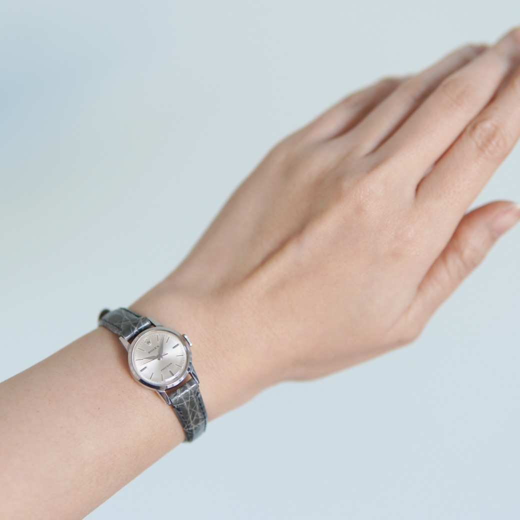 アンティークウォッチ ロレックス PRECISION ラウンド ステンレスケース