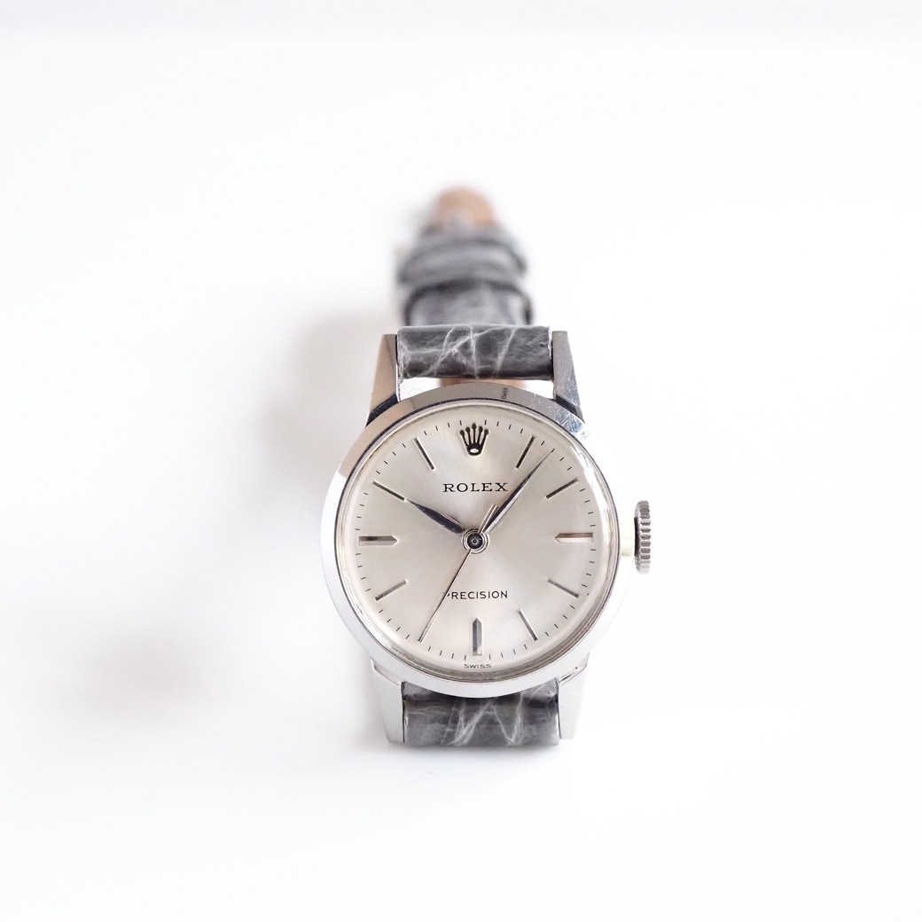 アンティークウォッチ ロレックス PRECISION ラウンド ステンレスケース