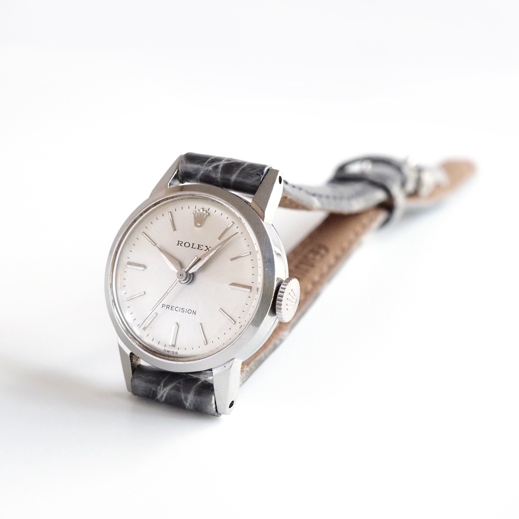 アンティークウォッチ ロレックス PRECISION ラウンド ステンレスケース