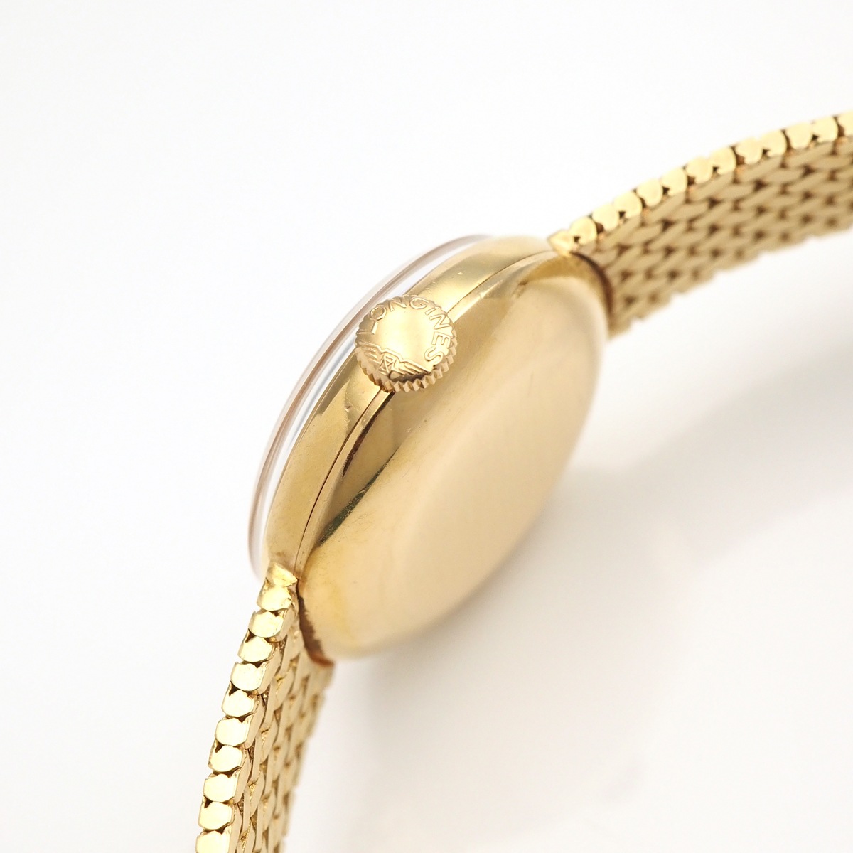 アンティークウォッチ ロンジン アラビア数字 ラウンド YGケース ブレスレット