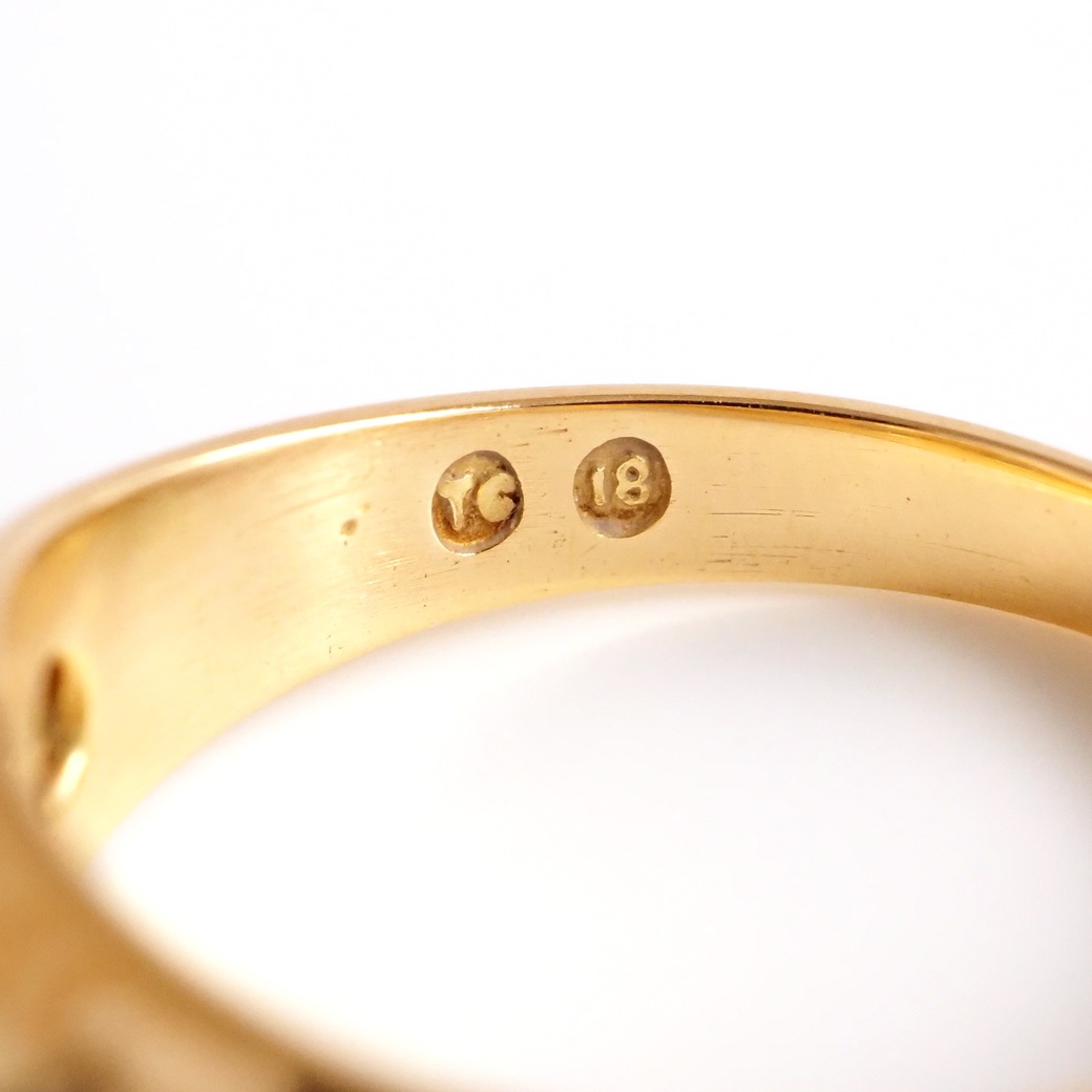 アンティークジュエリー リング ダイヤモンド ゴールド アンティーク ジプシーリング