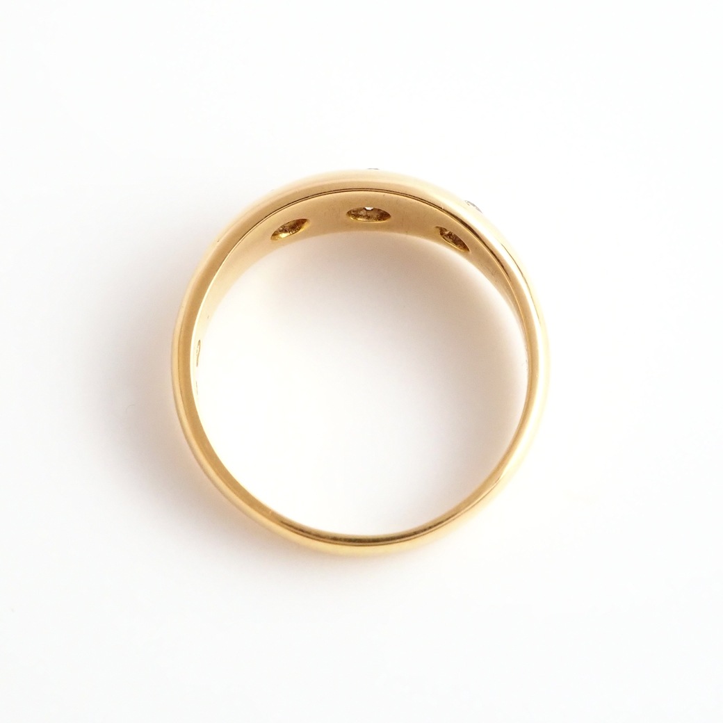 アンティークジュエリー リング ダイヤモンド ゴールド アンティーク ジプシーリング