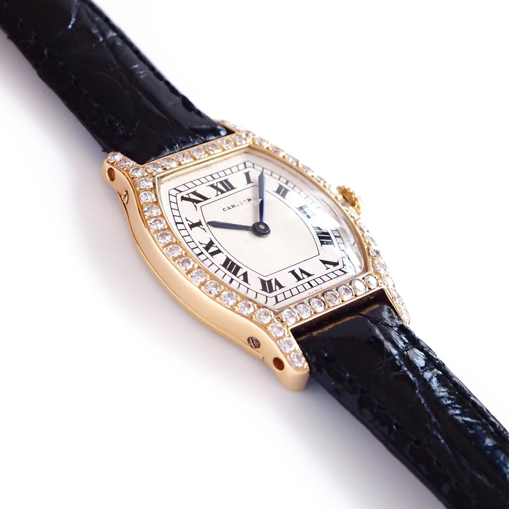 アンティークウォッチ アンティークカルティエ トーチュ ダイヤモンド